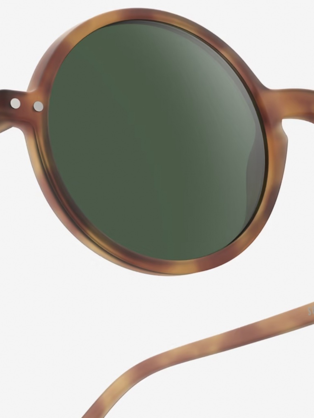 NEW w/case Izipizi #G Havane Tortoiseshell Tortoise Brown Sunglasses Men Women - Picture 4 of 6